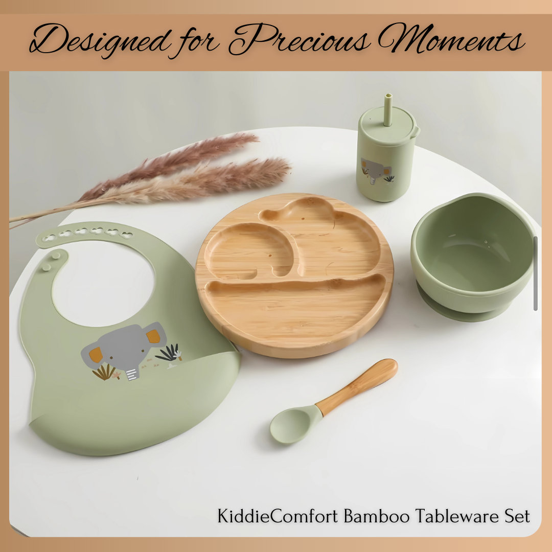 KiddieComfort Bamboo Tableware Set